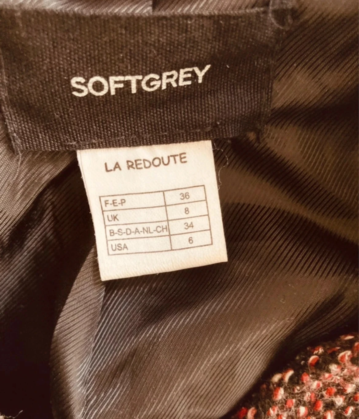 Veste femme style vintage Soft Grey La Redoute taille 36. – photo 5